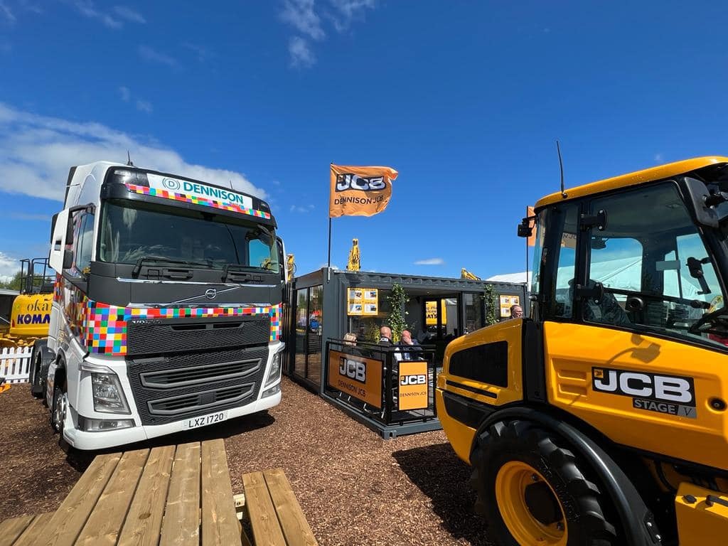 Dennison Rentals 'Elmer The Elephant' spotted at the Dennison JCB stand at the Balmoral Show