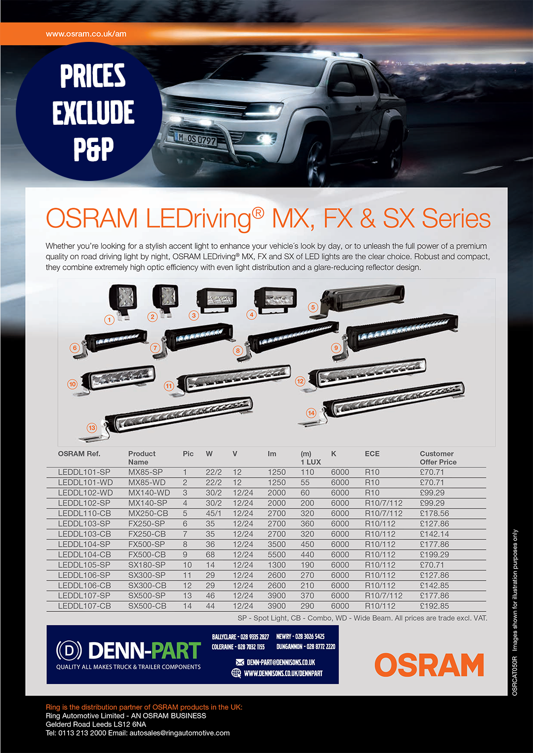 OSRAM, LEDRIVING® LIGHTBAR FX500-CB