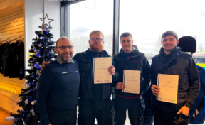 Apprentices complete their Level 2 Diploma in Heavy Vehicle Maintenance and Repair 