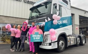 Dennison Commercials dress up pink in honour of Breast Cancer Awareness month. 