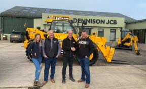 McKinstry Skip Hire Ltd take delivery of  3 New JCB's 