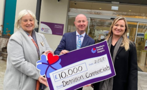 Dennison Commercials celebrate the joy of giving this Christmas with £10K donation to NI Children’s Hospice! 