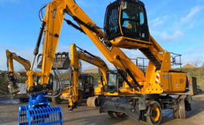 Portadown Skip Hire's mighty JCB JS20MH 