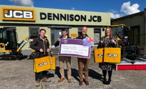 Dennison JCB raise an incredible £2,700 for Northern Ireland Hospice 