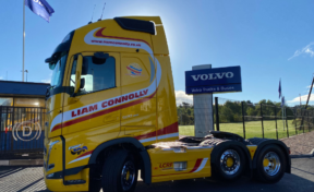 Liam Connolly Roadfreight Ltd's BRAND NEW FH Globetrotter XL I-Save 